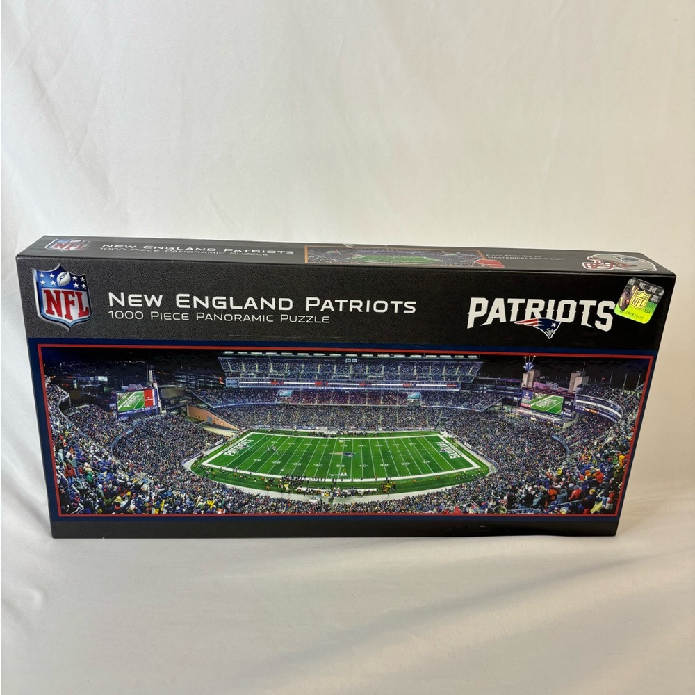 New England Patriots Panaramic 1000 pc‎ puzzle NEW!